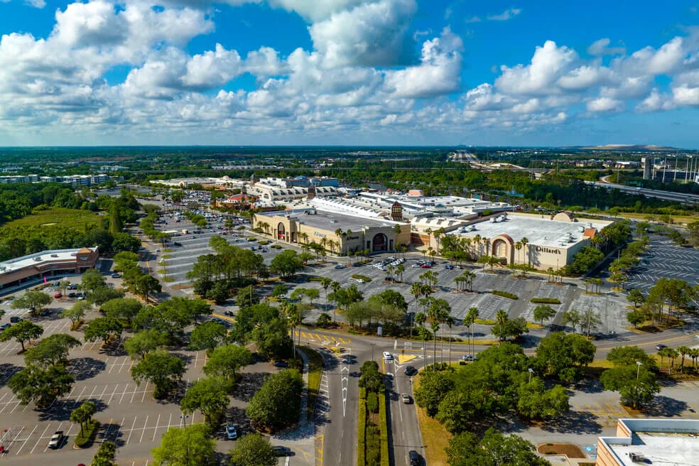 Residential streets in Brandon, Florida