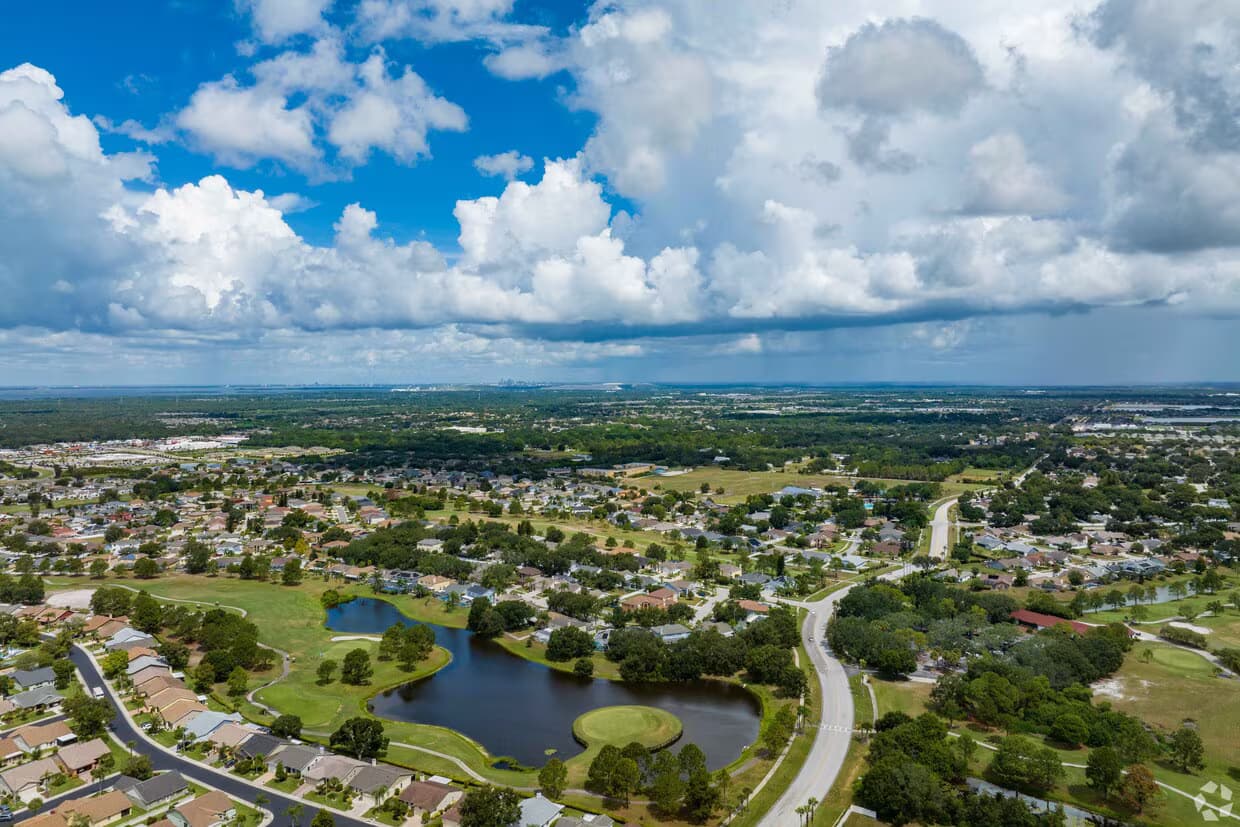Suburban Riverview neighborhood in South Hillsborough County