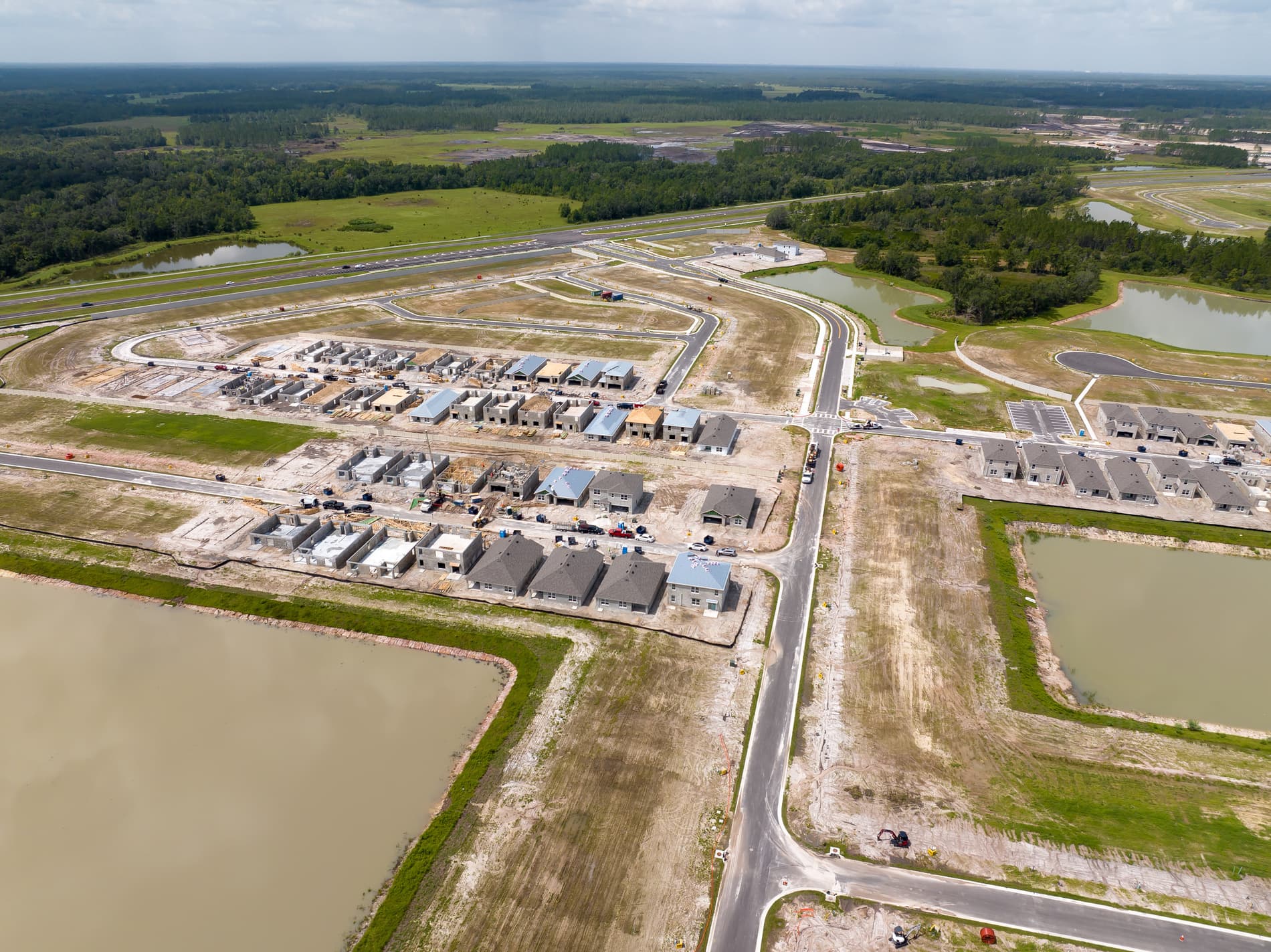 Wesley Chapel suburban neighborhood in Pasco County